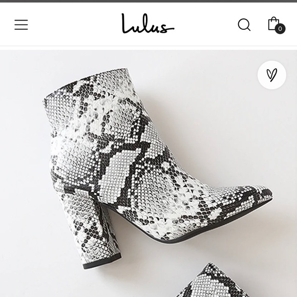 Snakeskin booties - Picture 3 of 3